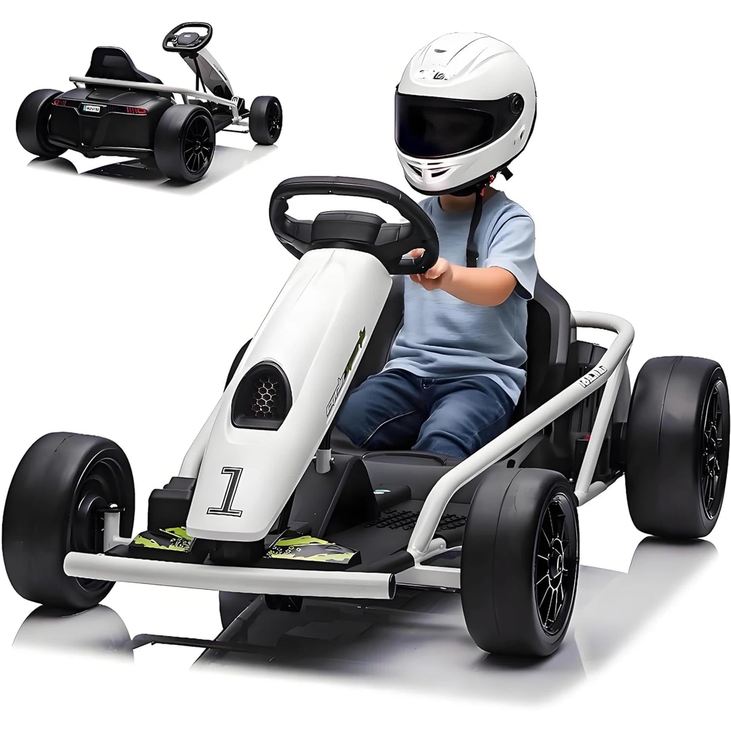 Ride on Go Kart for Teens 24v 2 x 300w Extra Powerful Motors