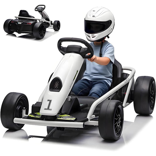Ride on Go Kart for Teens 24v 2 x 300w Extra Powerful Motors
