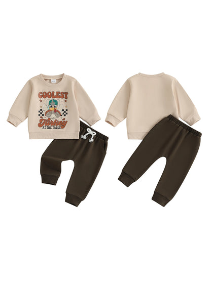 Baby Boy Thanksgiving Outfits Turkey