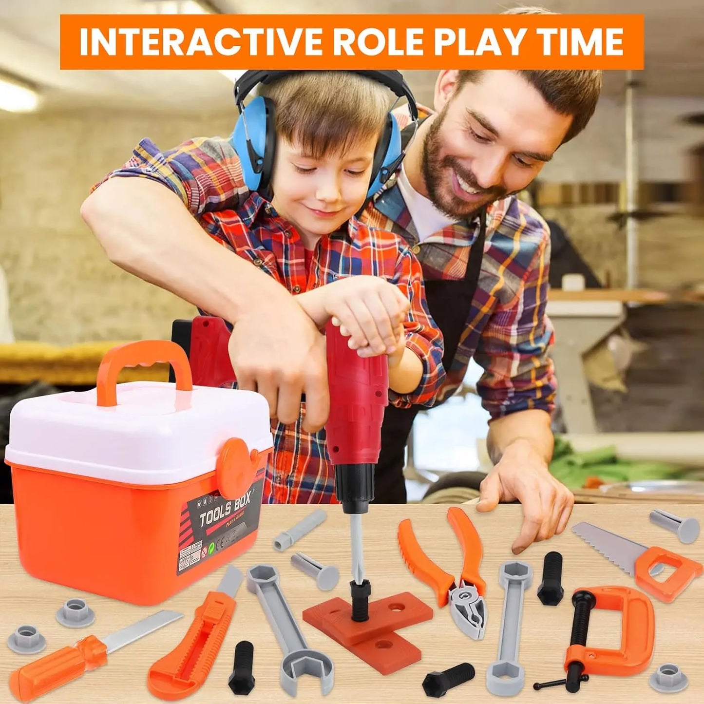Tool Set Toy for Kids 39/42 PCS Pretend Play