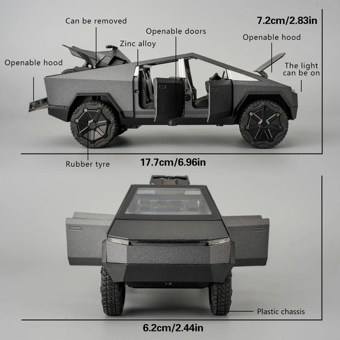 1:32 Scale Zinc Alloy Pickup sUV Model Toy With Sound Lights