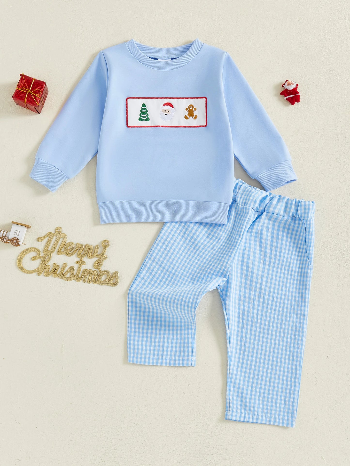 Infant Boys Winter Holiday Outfit Set