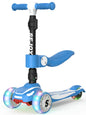 Kick Scooter for Kids with 3 Light Up Wheels and Adjustable