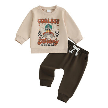 Baby Boy Thanksgiving Outfits Turkey