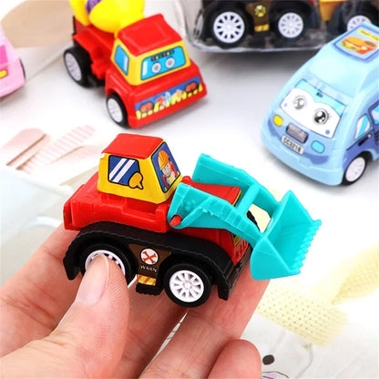 Mini Tractor Car Toy Pull Back Car Children's Toys Engineering Vehicles