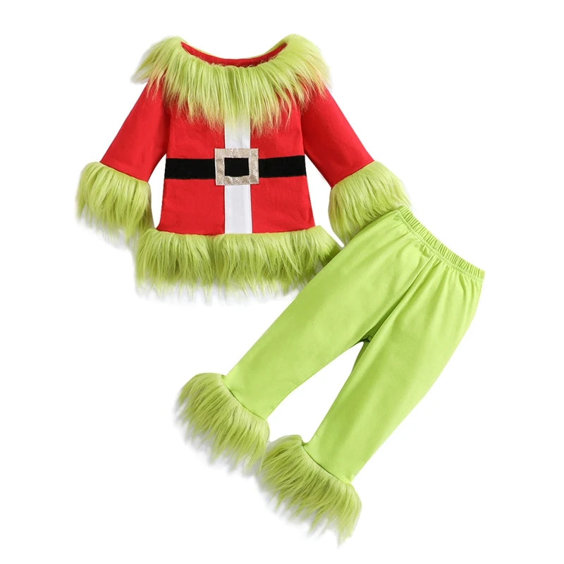 2023-08-16 Lioraitiin 6M-7Y  Kids Boys Girls Christmas Clothes