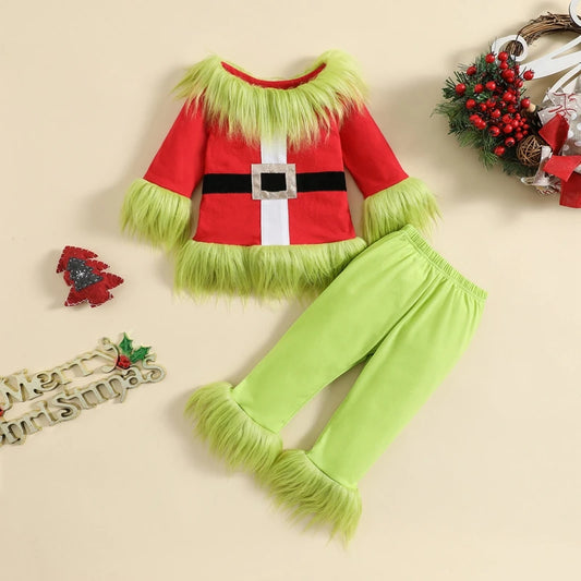 2023-08-16 Lioraitiin 6M-7Y  Kids Boys Girls Christmas Clothes