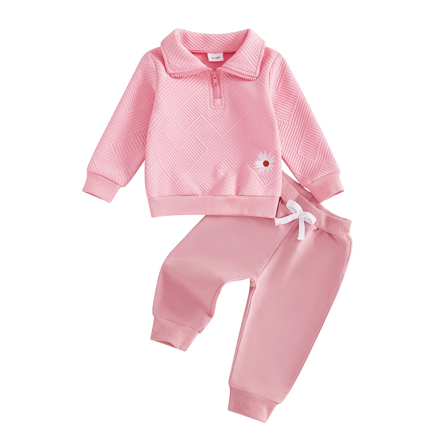 Lioraitiin Baby Girl 2Pcs Spring Outfits Long Sleeve