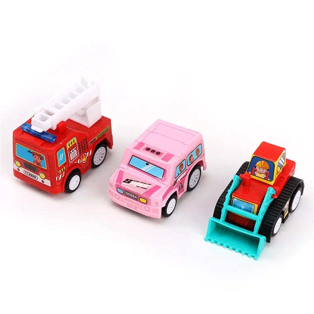 Mini Tractor Car Toy Pull Back Car Children's Toys Engineering Vehicles